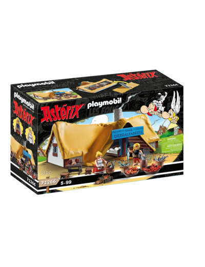 PLAYMOBIL 71266 AstÃÂ©rix : Hutte d'Ordralfabetix- - AstÃÂ©rix - Histoire cÃÂ©lÃÂ¨bre Personnages cultes de sÃÂ©ri