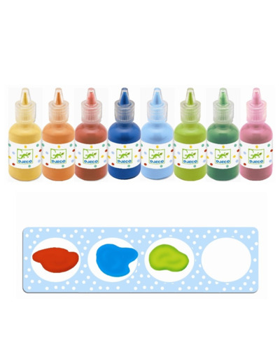 8 Bouteilles de gouache - DJ08861