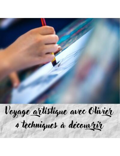 Voyage artistique : découverte du stylo bille, de l'encre, des feutres et de l'acrylique