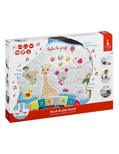 Touch & play board Sophie la girafe (tableau d'éveil interactif)