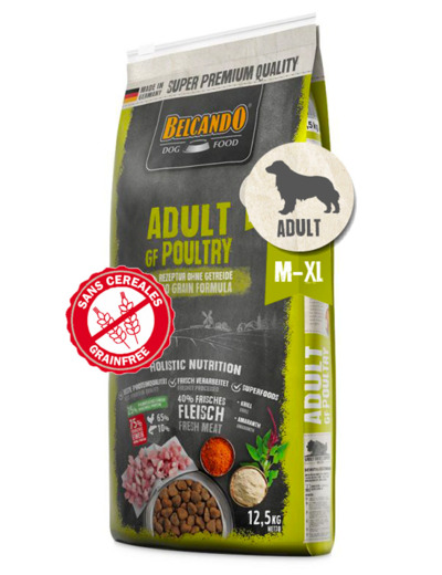 Adult GF Poultry 12.5kg - Croquettes pour chien adulte moyen à grand<br />Poulet