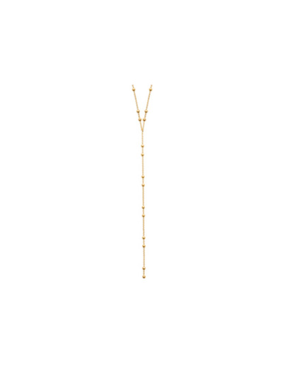 Collier en plaqué or, 45cm