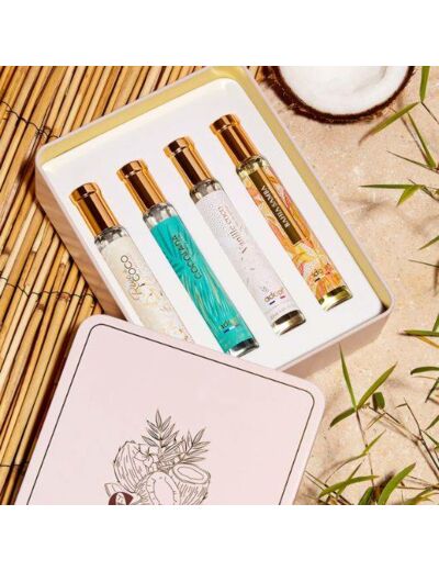 Cocolove - Coffret métal pour 4 eaux de parfum