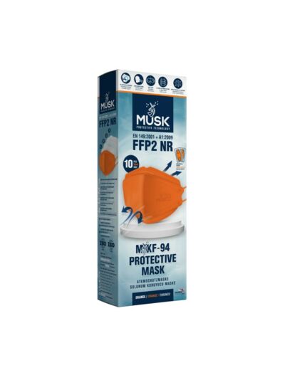 MASQUE DE PROTECTION FFP2 NR MKF-94 MUSK L'UNITE