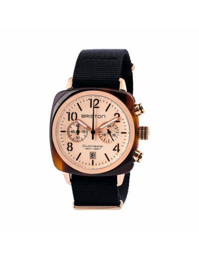 Montre Briston Clubmaster Classic Chrono Date Acétate