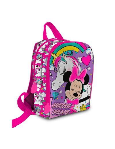 Sac a dos fille rose minnie