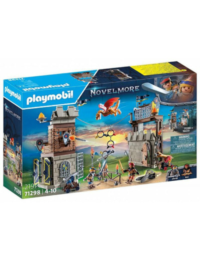 PLAYMOBIL 71298 Tournoi des Chevaliers Novelmore- Rejoignez le tournoi et plongez dans une aventure chevaleresque - Avec un dragon, deux tourelles et