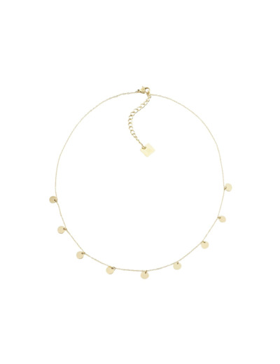 Collier Zag en acier doré