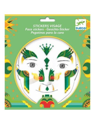 Stickers de visage Dragon -Djeco- DJ09217