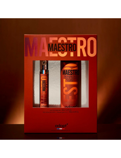 Maestro - Coffret eau de parfum 30 ml + gel douche 250 ml