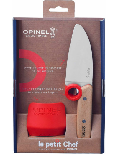 Opinel - Couteau et Protège doigt Petit Chef