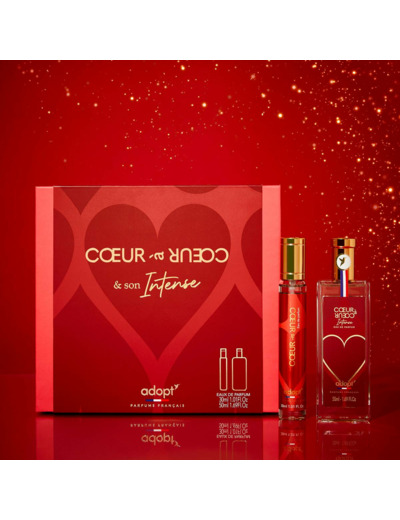 Coeur à coeur - Coffret eau de parfum 30 ml + eau de parfum 50 ml