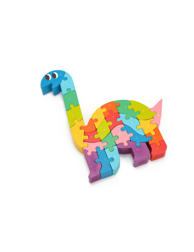 MONTESSORI MON PUZZLE DINOSAURE CHIFFRES ET LETTRES