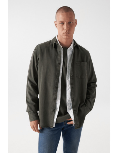 CHEMISE EFFET TEXTURÉ