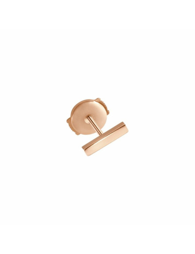 Mono boucle d'oreille Vanrycke Medellin en or rose, taille S
