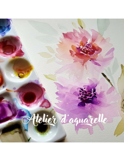 Atelier aquarelle thématique " le végétal" avec Kler Dardel