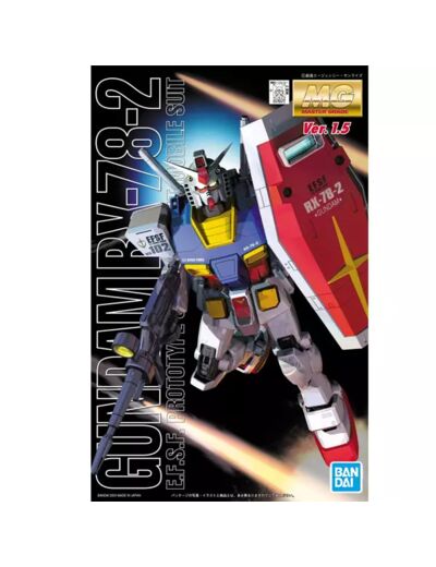 GUNDAM GUNPLA MG 1/100 RX-78 GUNDAM VER.1.5