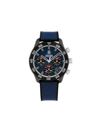 Montre Tommy Hilfiger en acier  et silicone bleu 1792183