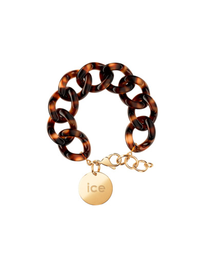 Bracelet chaîne Ice-Watch ICE jewellery Tortoise en acétate et métal doré