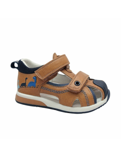 Bottillon ferme bebe garcon camel