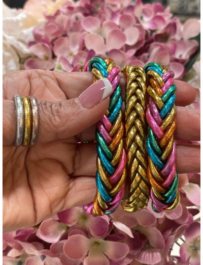 Joncs bouddhiste tressé multicolor new collection