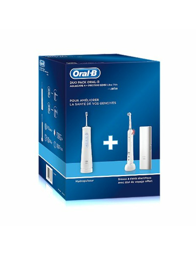 Pack Brosse à dents électrique Pro 2 2500 +  Hydropulseur Aquacare 4