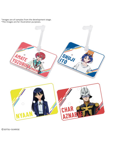 Action Base 7 Clear Color Mobile Suit GQuuuuuuX Stickers Set