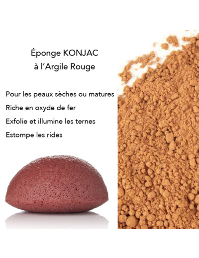 EPONGE VEGETALE KONJAC POUR LE VISAGE SUN&SIA