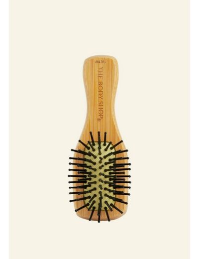 Mini brosse à cheveux en bambou