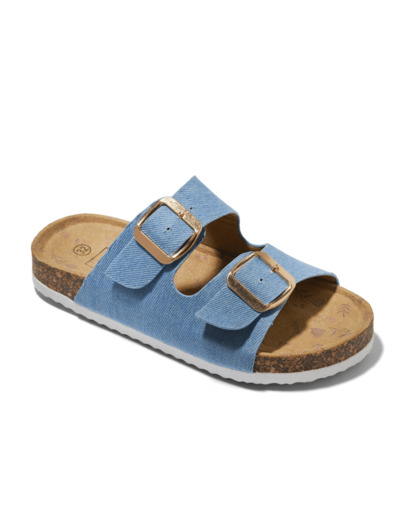 Mule plate junior fille denim