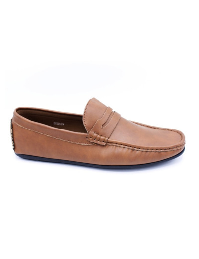 Mocassin homme camel
