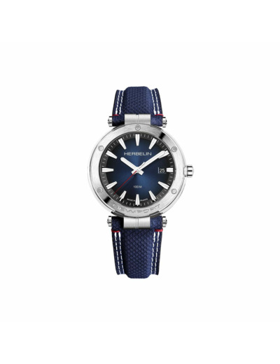 Montre HERBELIN Newport Quartz Date 12288A15BL
