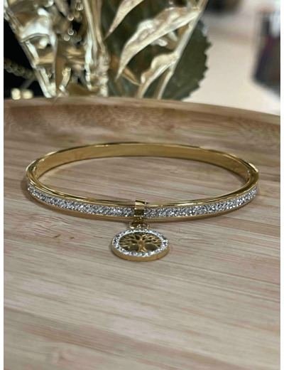 Bracelet arbre de vie diamant