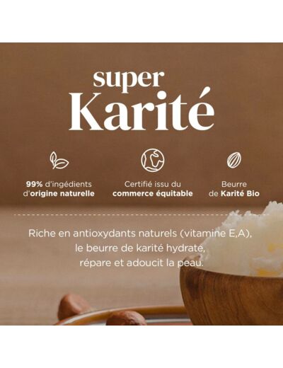 Super karité - Beurre de karité corps 50ml