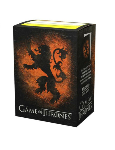 Dragon Shield - 100 protèges cartes Game of Thrones Maison Lannister