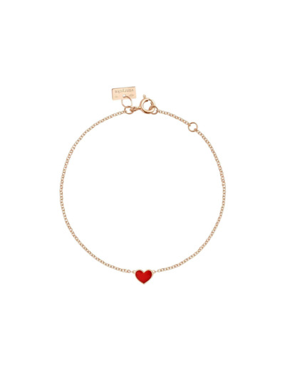 Bracelet Vanrycke Emoji Coeur en or rose