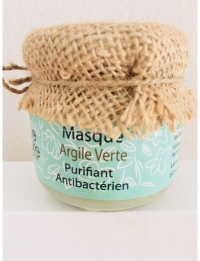 Masque argile vert