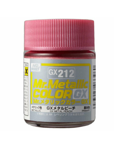 GUNZE GX-212 MR. METALLIC COLOR GX (18 ML) METAL PEACH