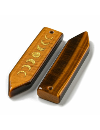 Pendentif - Moon- Œil de tigre