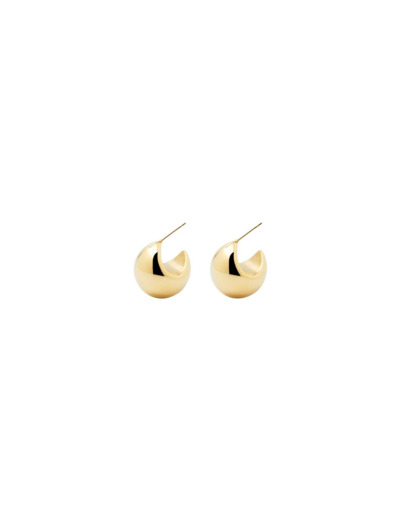 Boucles d'oreilles ZAG Elea en acier doré