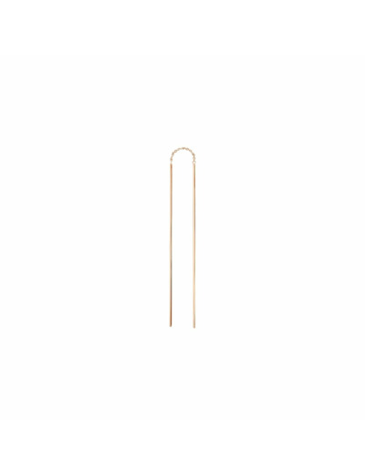Mono boucle d'oreille Vanrycke Nunchaku en or rose