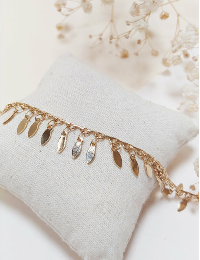 Collier Lorie Frange - Doré