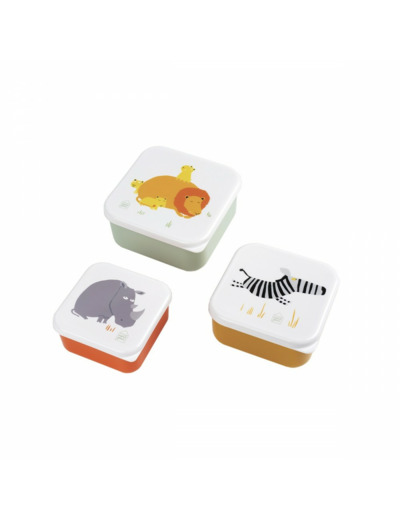 Set de 3 Lunch box Savane - SA994N - Petit Jour Paris