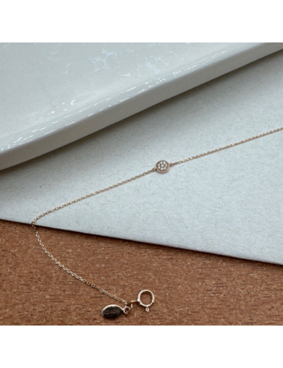 Bracelet en Or Rose avec diamants