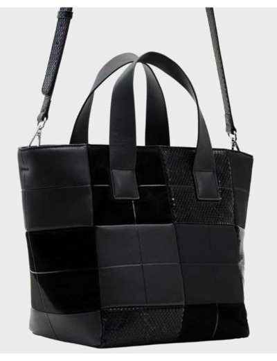 SAC SHOPPER MOYEN PATCHWORK