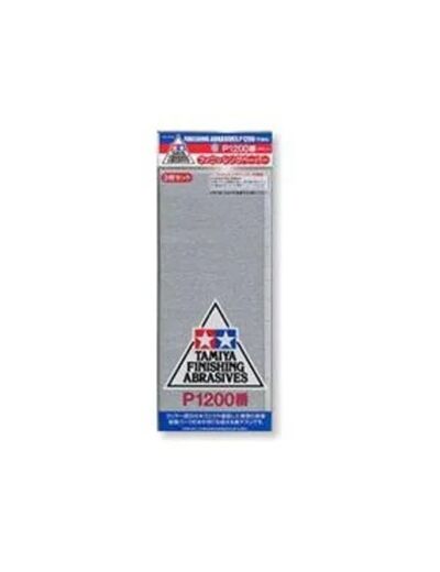 TAMIYA 87058 PAPIER ABRASIF DE FINITION P1200 (3 pcs.)