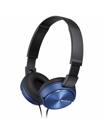 Casque audio bluetooth sony mdr-zx310 bleu