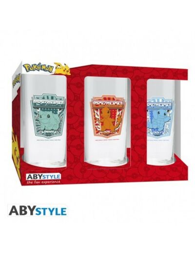 POKEMON - Set de 3 verres