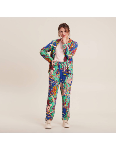 Pantalon carotte fluide 7/8ème