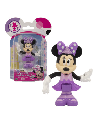 Minnie - Blister 1 Figurine Articulée 7,5 cm - Asst